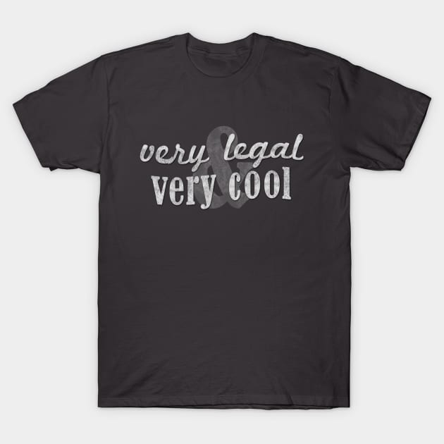 Very Legal & Very Cool - Chalkboard T-Shirt by verylegalandverycool